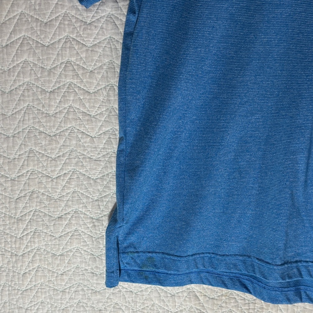 Daniel Cremieux Heathered Blue Short-Sleeve Polo - Picture 6 of 13